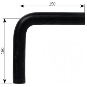 Gummivinkel 150x150mm