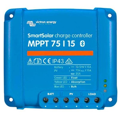 Solcellsregulator Victron MPPT 75/15